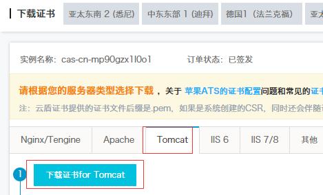 Tomcat开启https配置CA证书